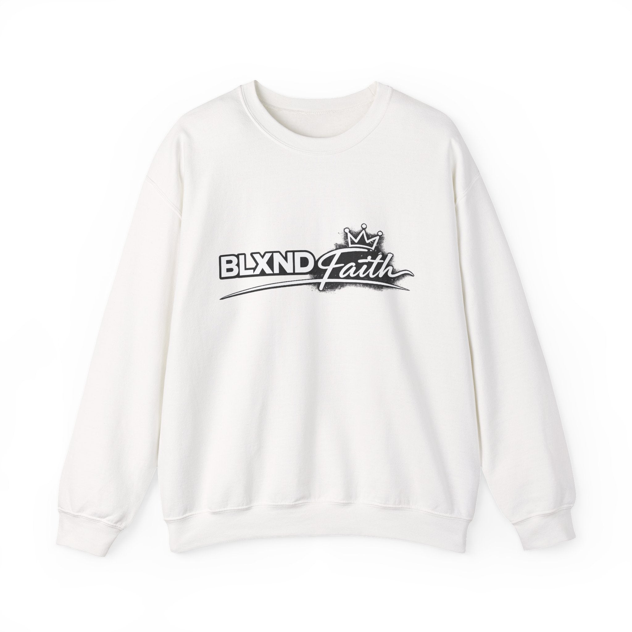 BLXND Faith Crewneck Sweatshirt – Minimal Logo Pullover