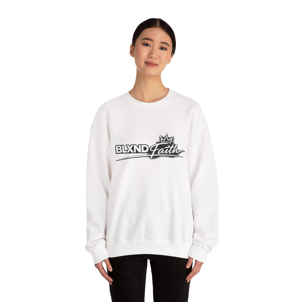 BLXND Faith Crewneck Sweatshirt – Minimal Logo Pullover