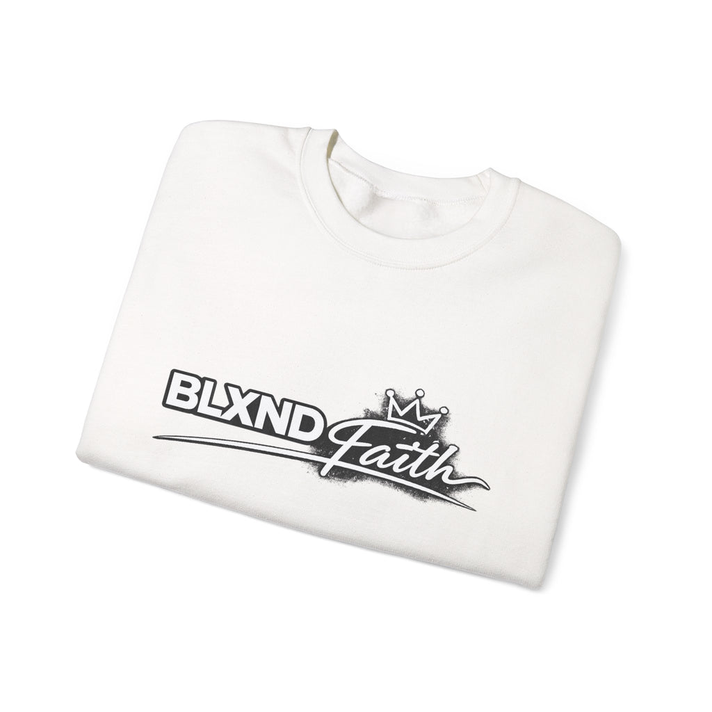 BLXND Faith Crewneck Sweatshirt – Minimal Logo Pullover