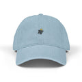 Denim Baseball Cap — Embroidered 'BF' Logo with Star, Light Blue