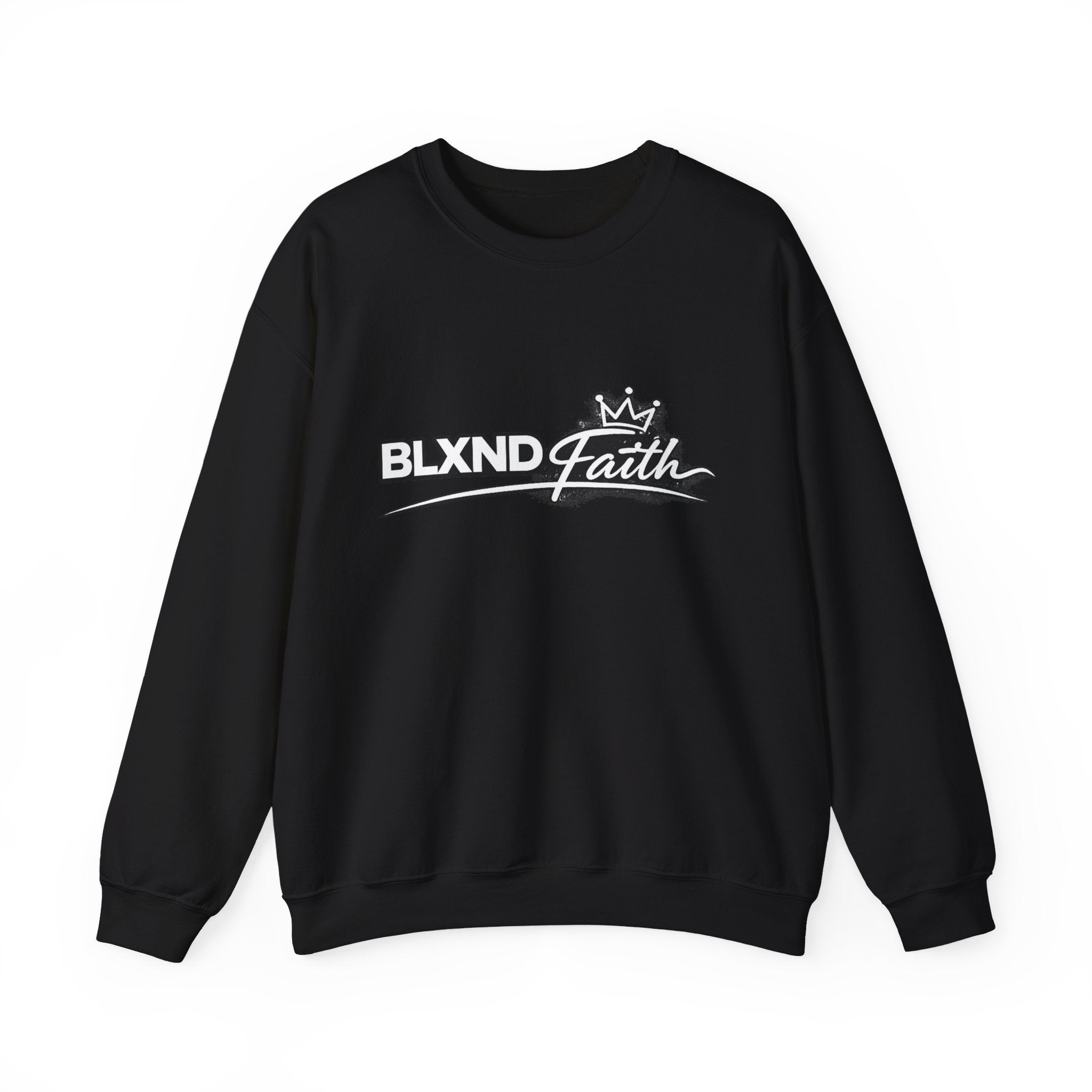 BLXND Faith Crewneck Sweatshirt – Minimal Logo Pullover