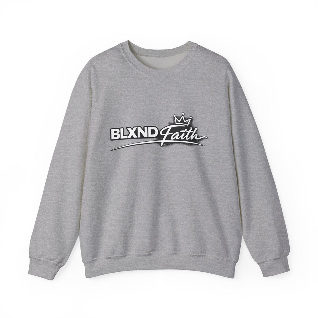 BLXND Faith Crewneck Sweatshirt – Minimal Logo Pullover
