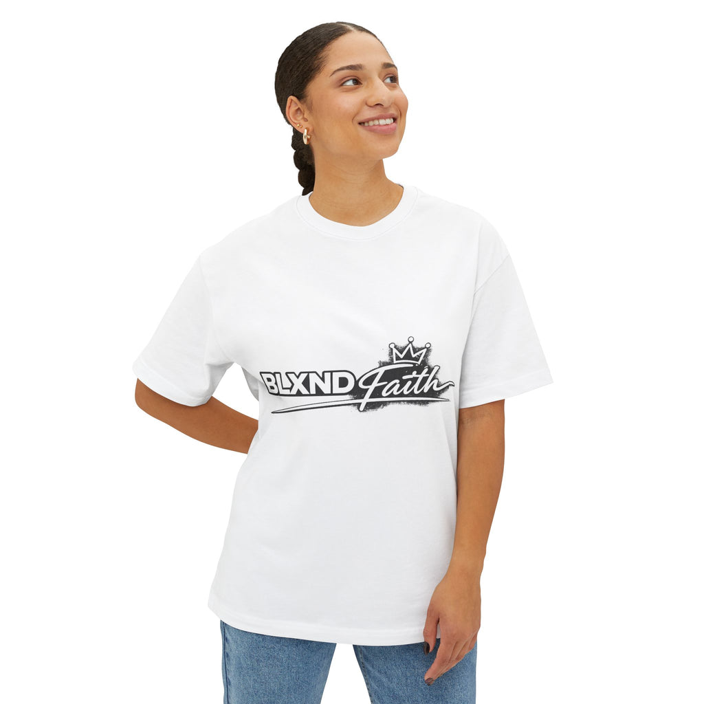 BLXND Faith Logo Tee - Oversized Boxy Graphic T-Shirt