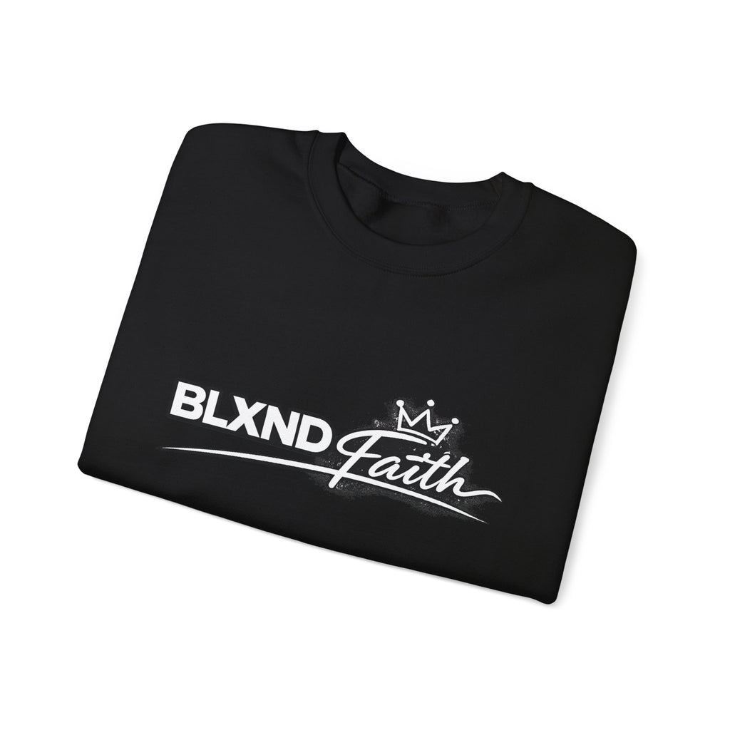 BLXND Faith Crewneck Sweatshirt – Minimal Logo Pullover