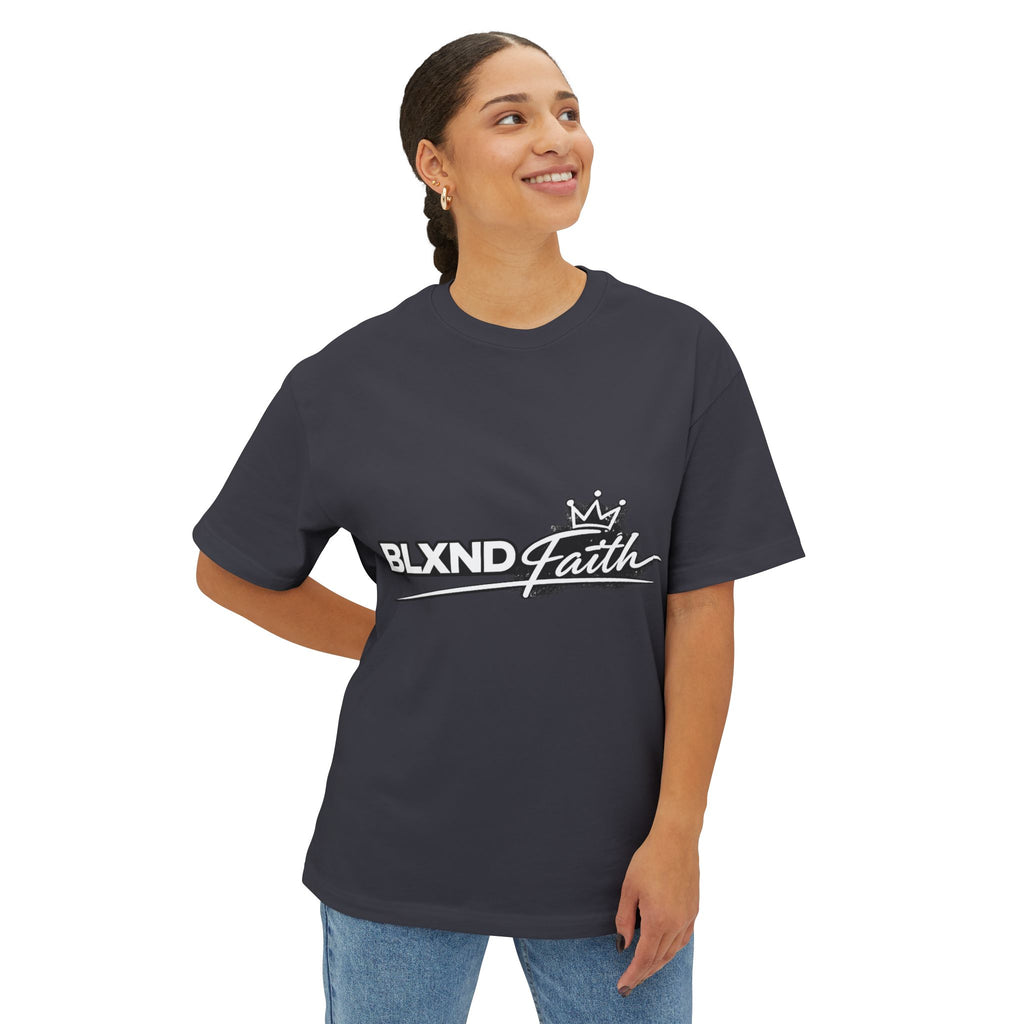 BLXND Faith Logo Tee - Oversized Boxy Graphic T-Shirt
